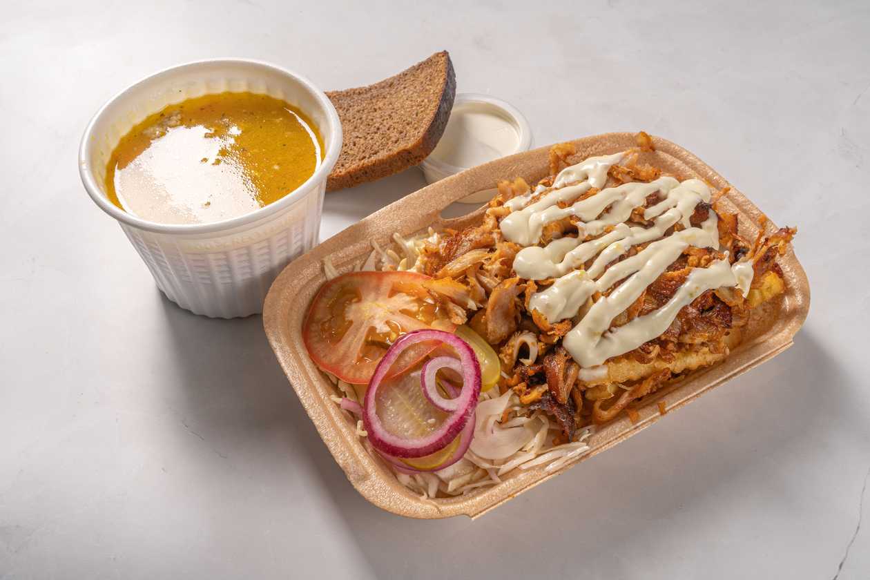 Soup + Small kebab plate