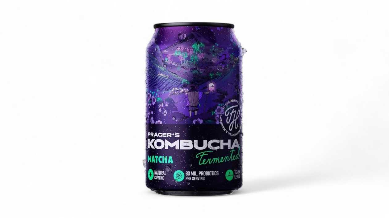 PRAGER'S Kombucha Matcha 330ml