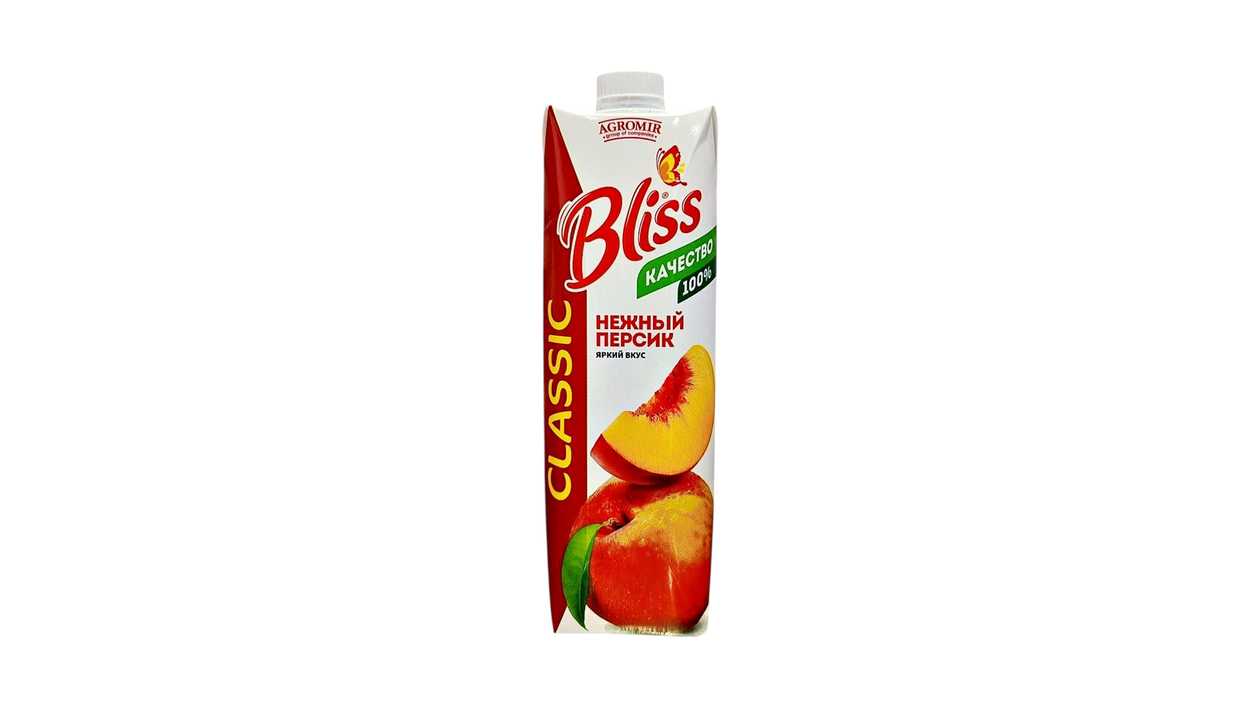 Peach juice "Bliss" 1l