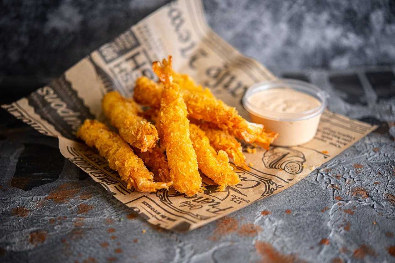 Paneeritud tempura krevetid 8tk