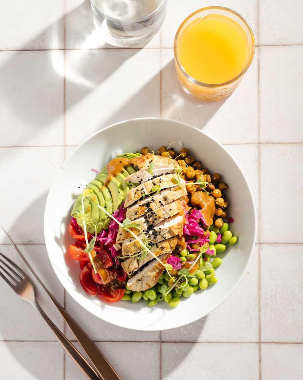 Grilled Chicken Breast Rice Bowl