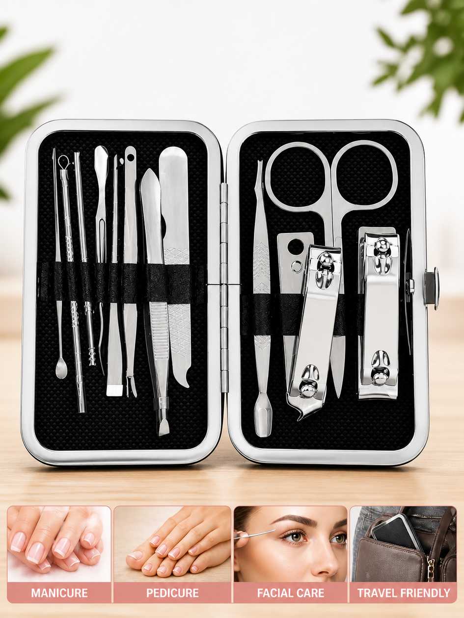 12-in-1 Premium Manicure & Pedicure Set