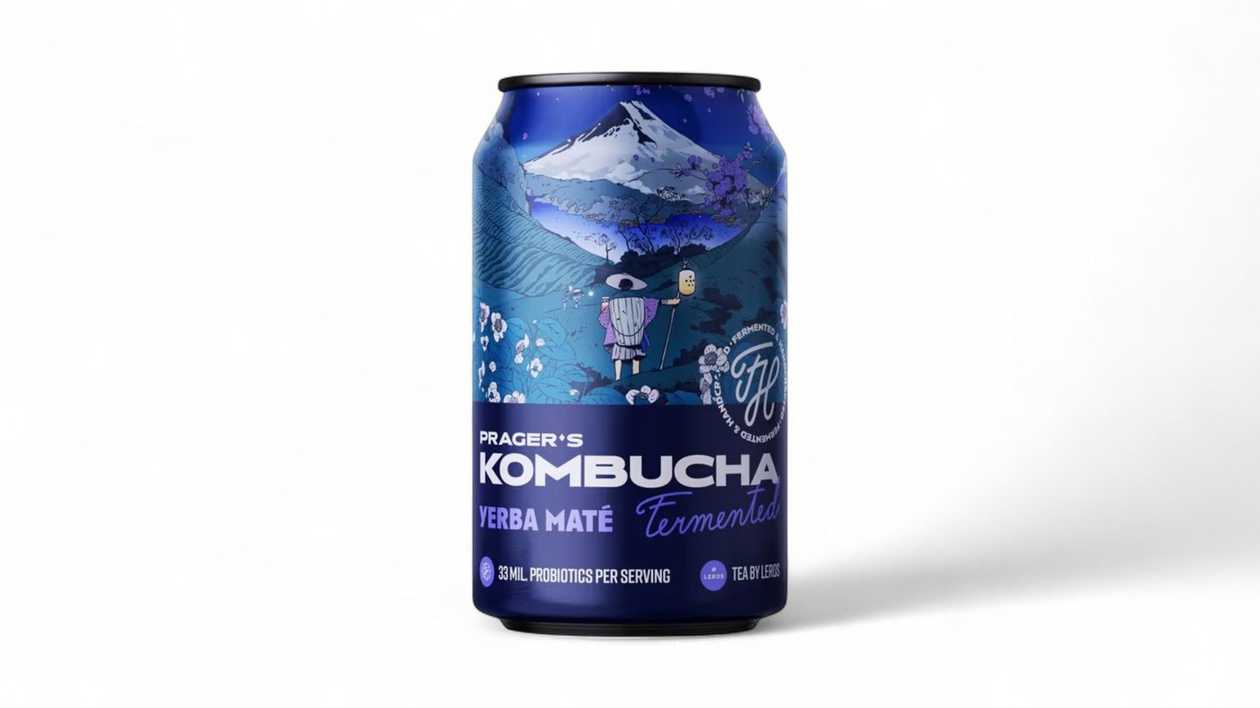PRAGER'S Kombucha Yerba Maté 330ml