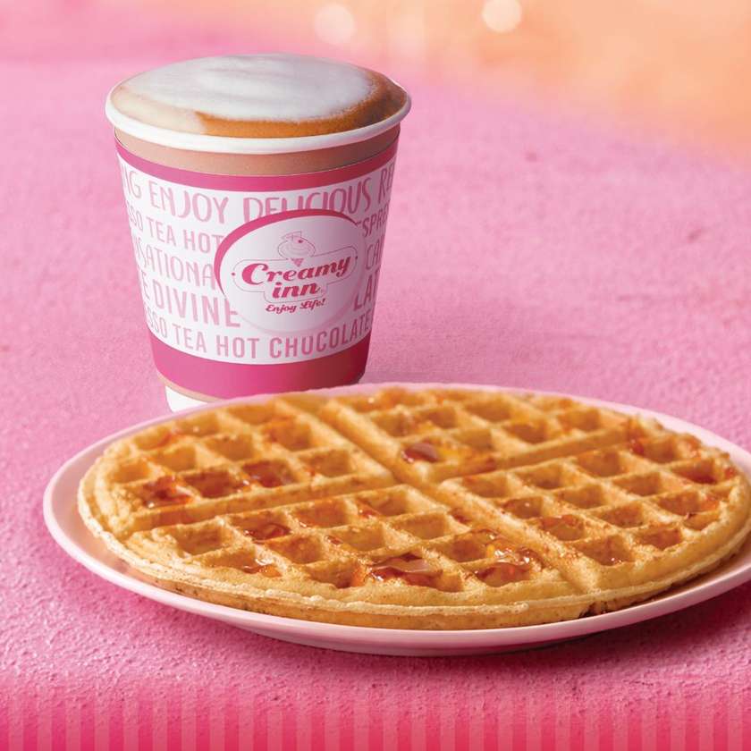 Cosy Bites: Plain Waffle + Hot Beverage