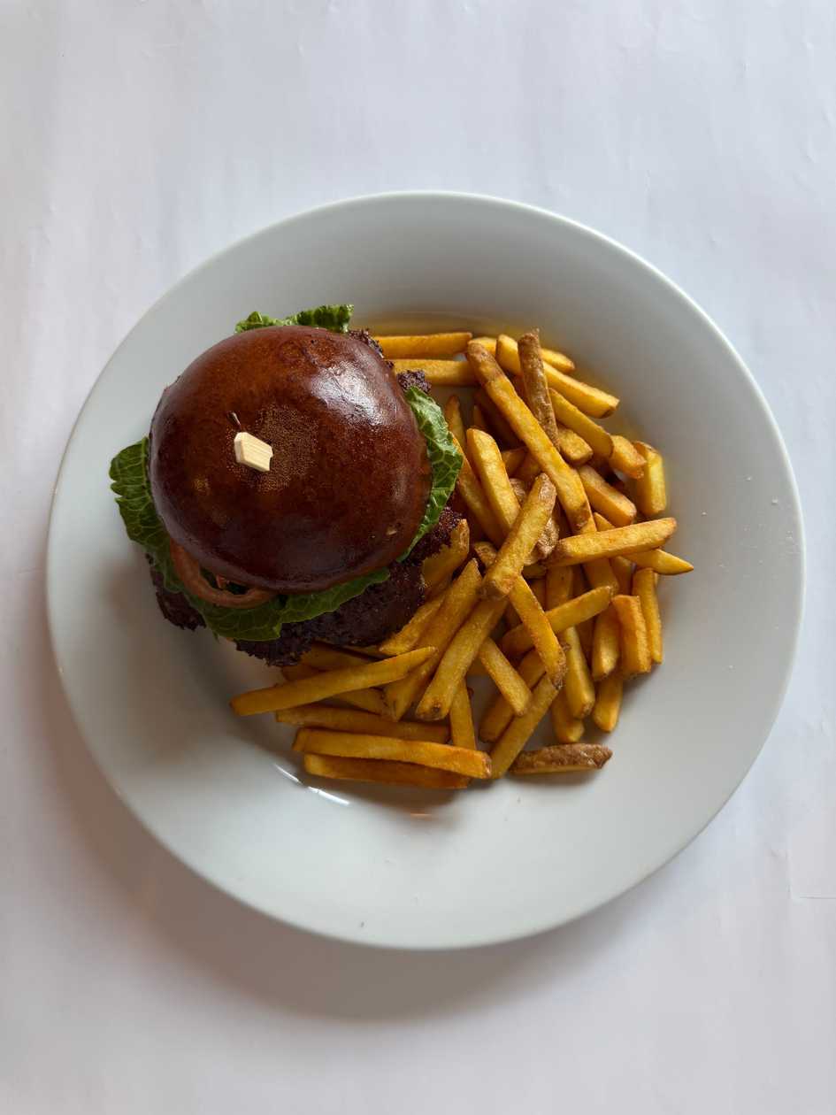 400g Dvojitý Podolský hovězí smash burger
