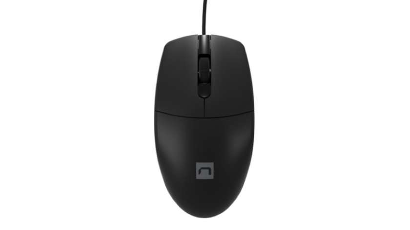 Drôtová myš Natec RUFF Plus 1200DPI čierna