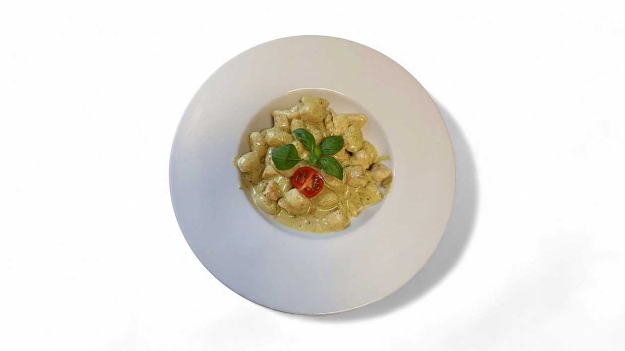 Pestové gnocchi s kuracím mäsom