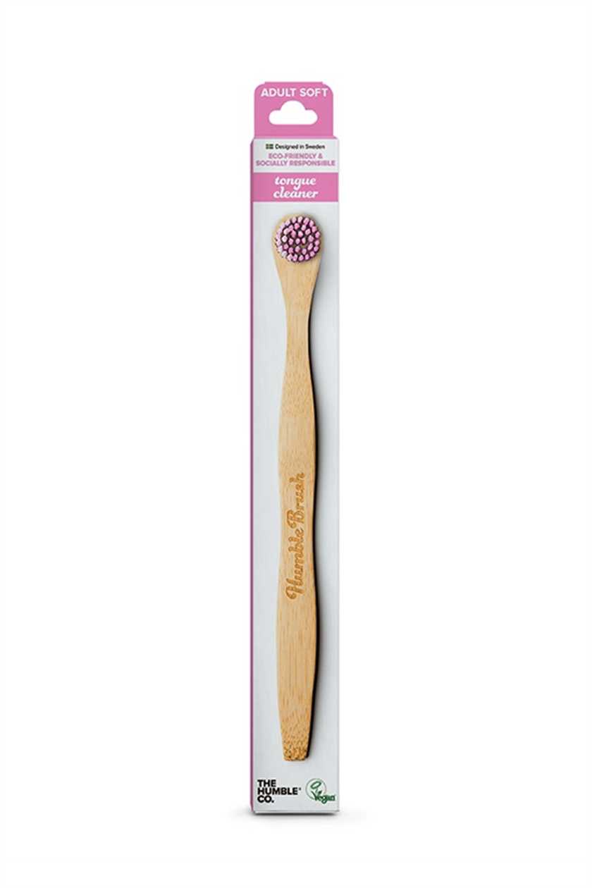 The Humble Co. Bamboo Tongue Cleaner Purple 1τμχ.