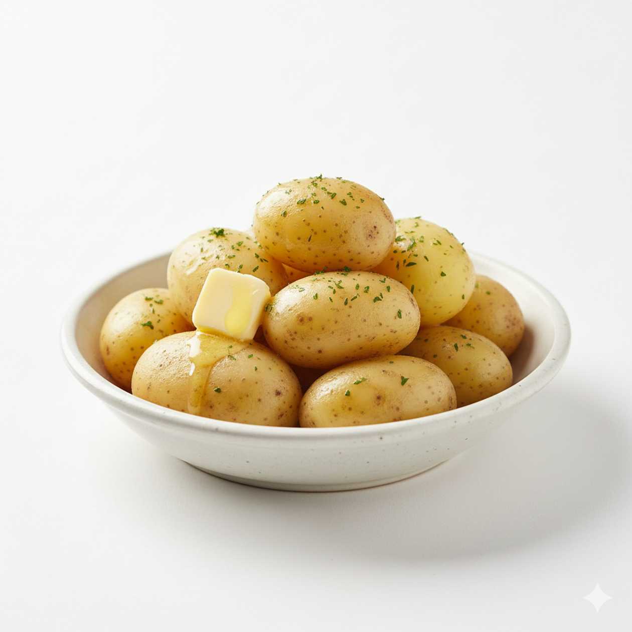 Cooked potatoes
