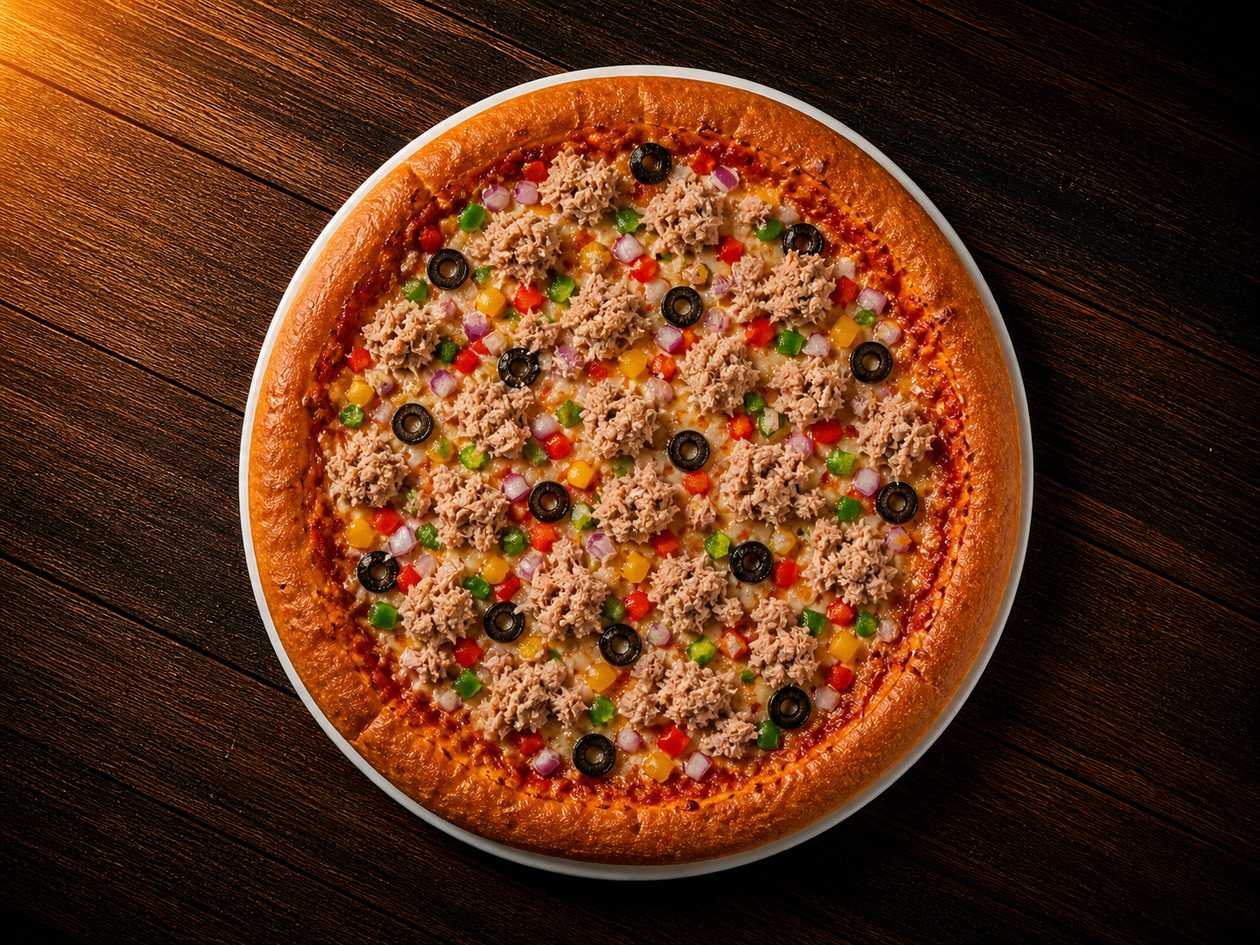 Tuna "N" Olive Pizza