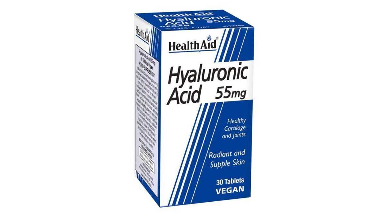 Health Aid Hyaluronic Acid 55mg, 30Tabs