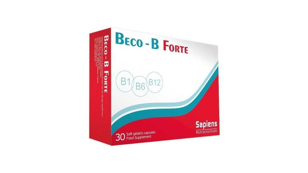 Beco B Forte (b1+b6+b12), Softgels, 30