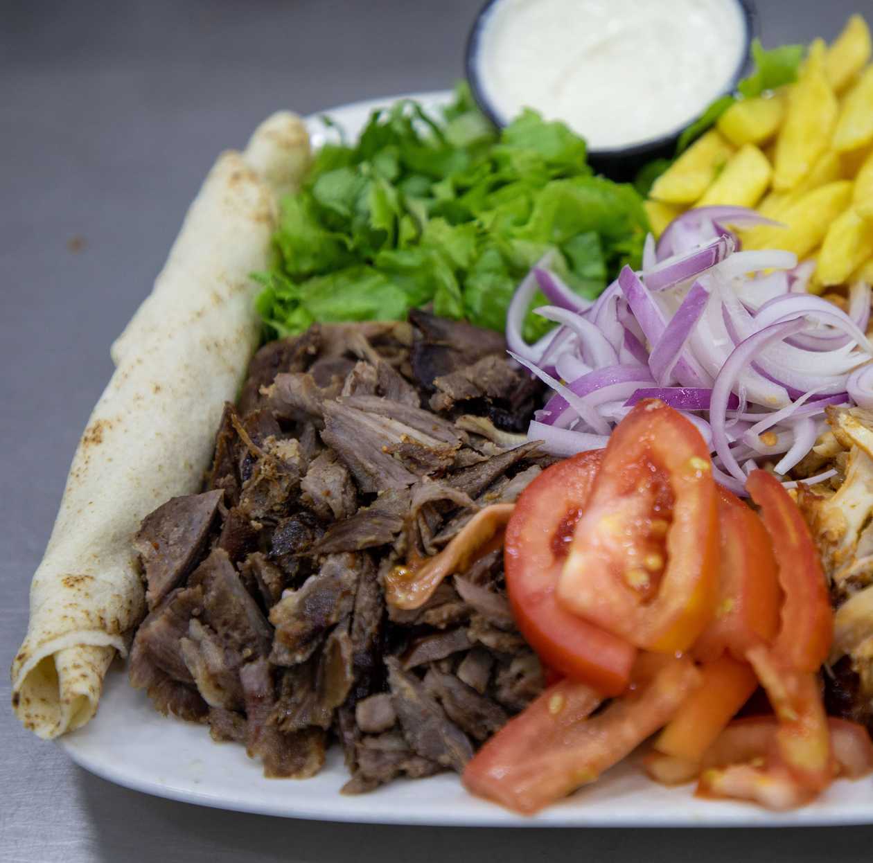 Beef Shawarma Platter