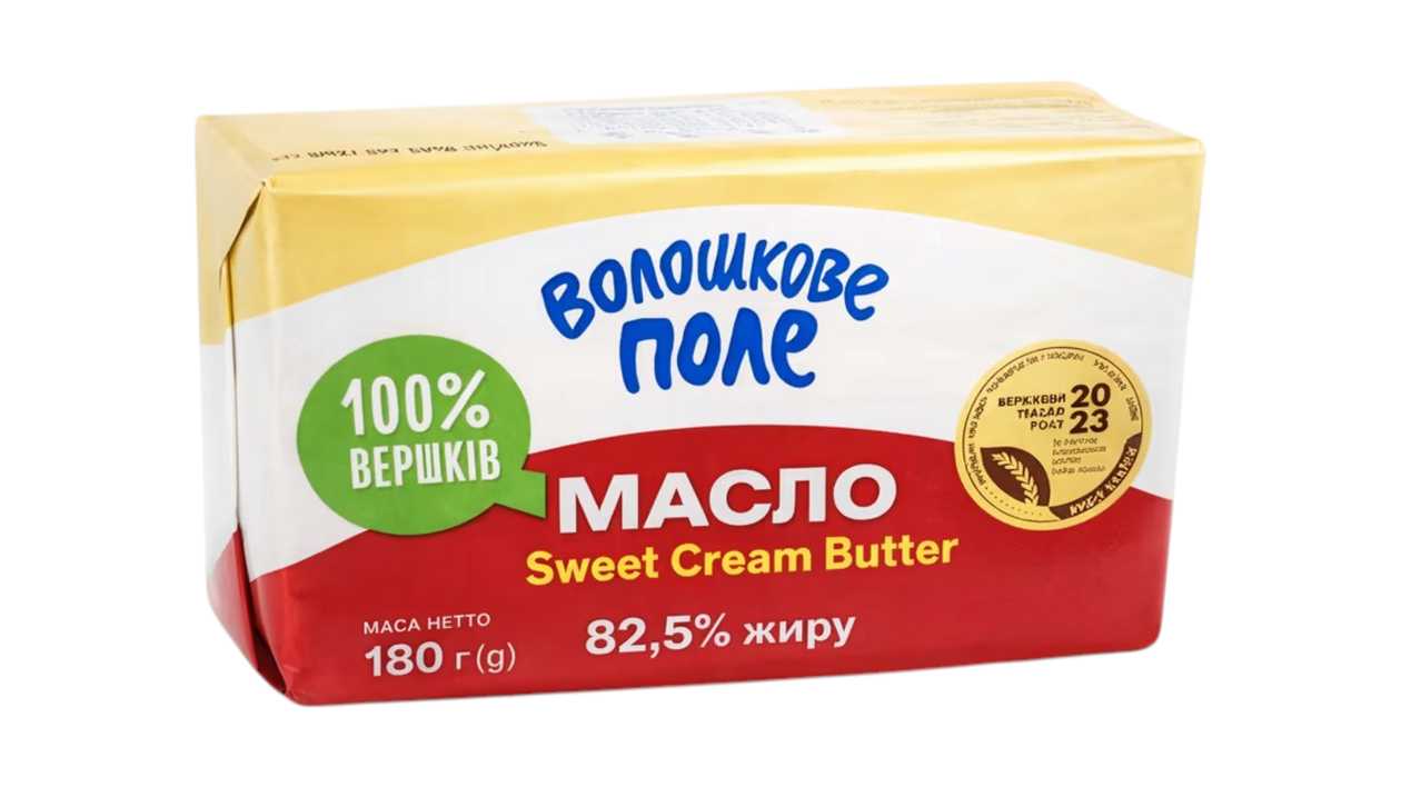 Сливочное масло 82,5% Волошкове поле 180 г