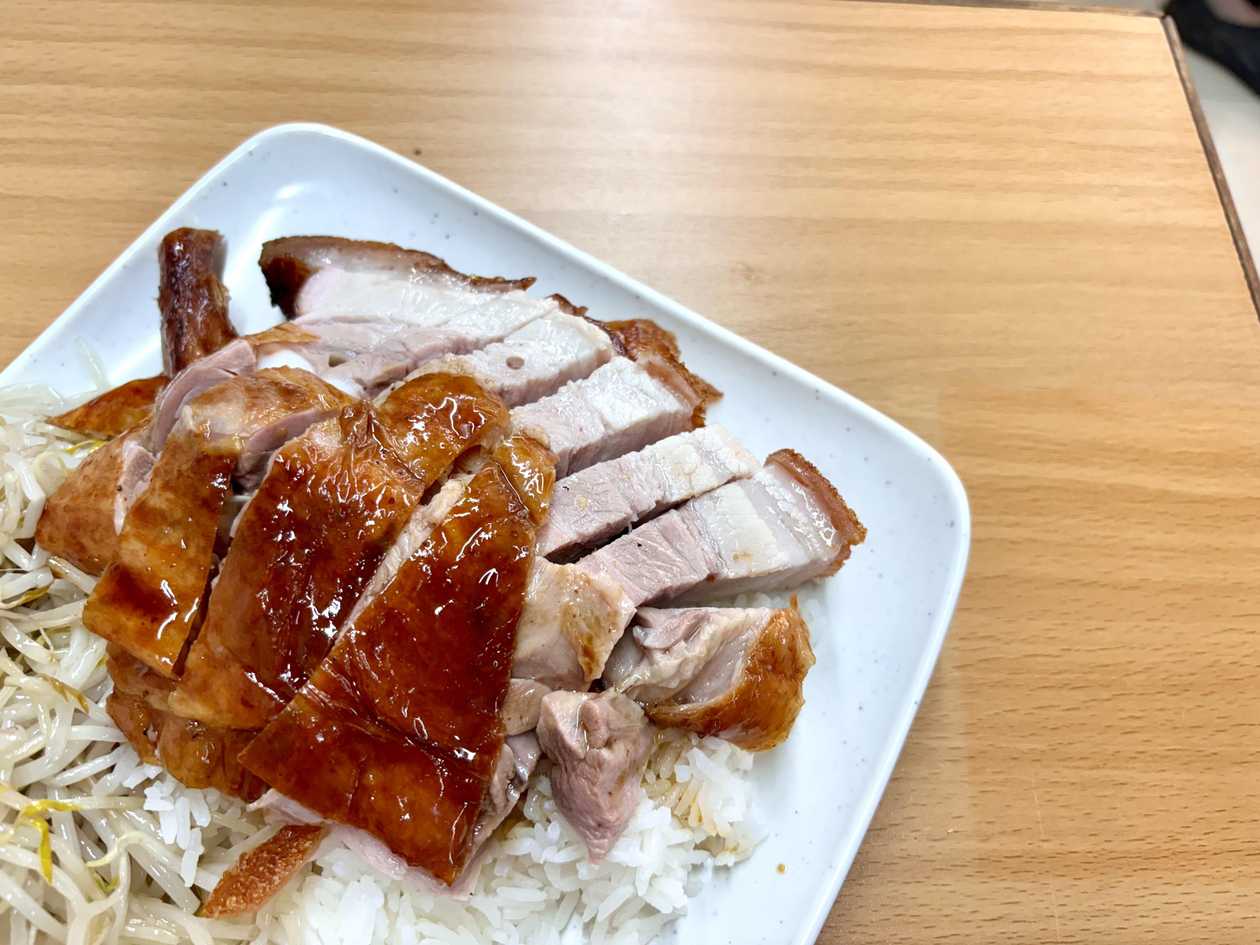 V10 Duck and White Pork with Rice