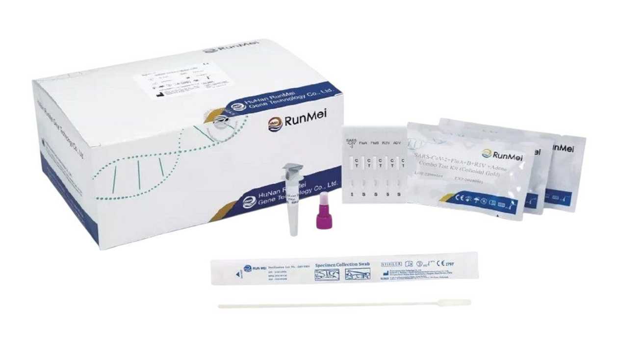 Antigen SARS-CoV-2+FluA+B+RSV Combo Self Test Kit (1pcs)fanttest