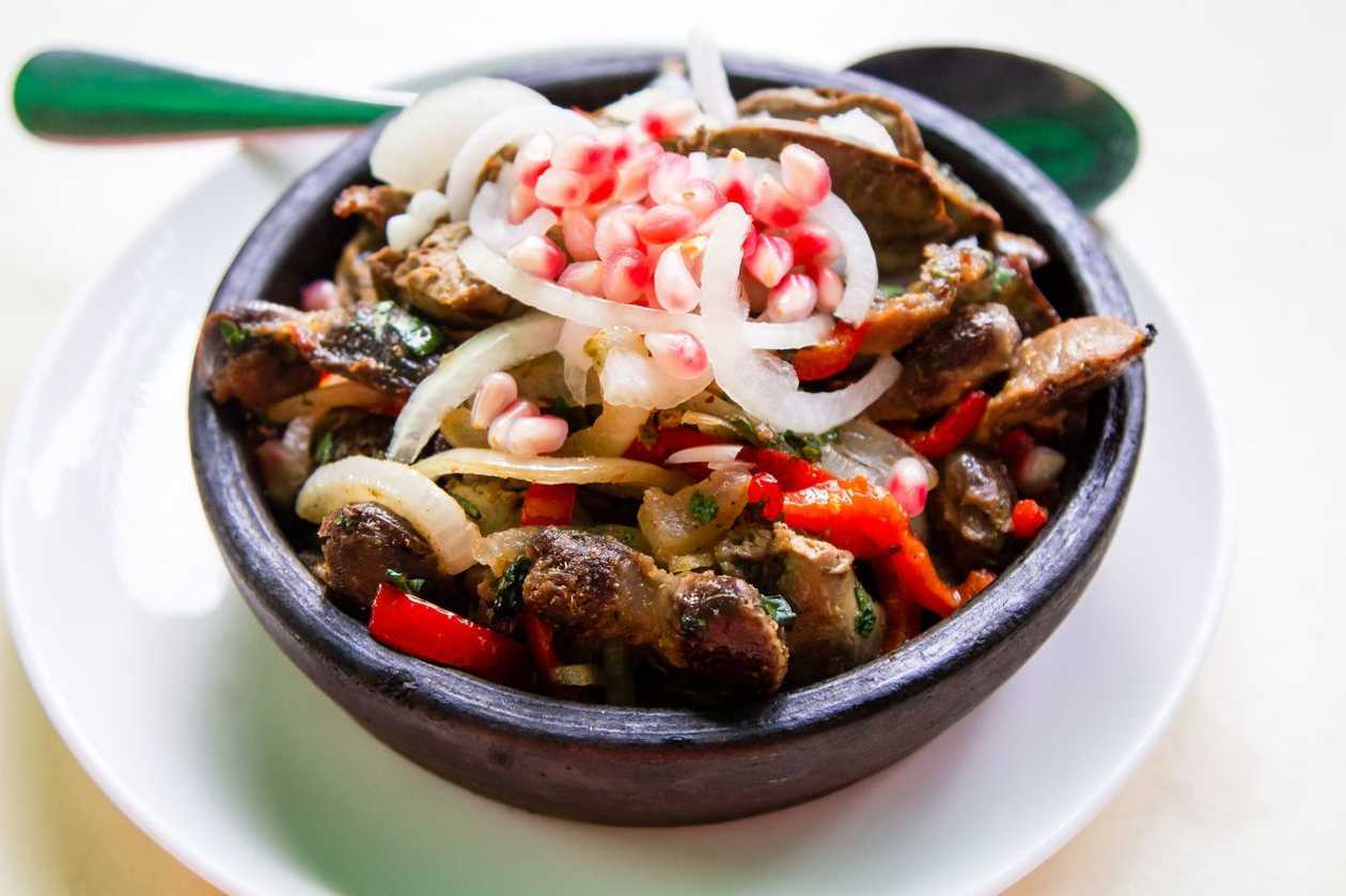 Spicy fried Gizzard