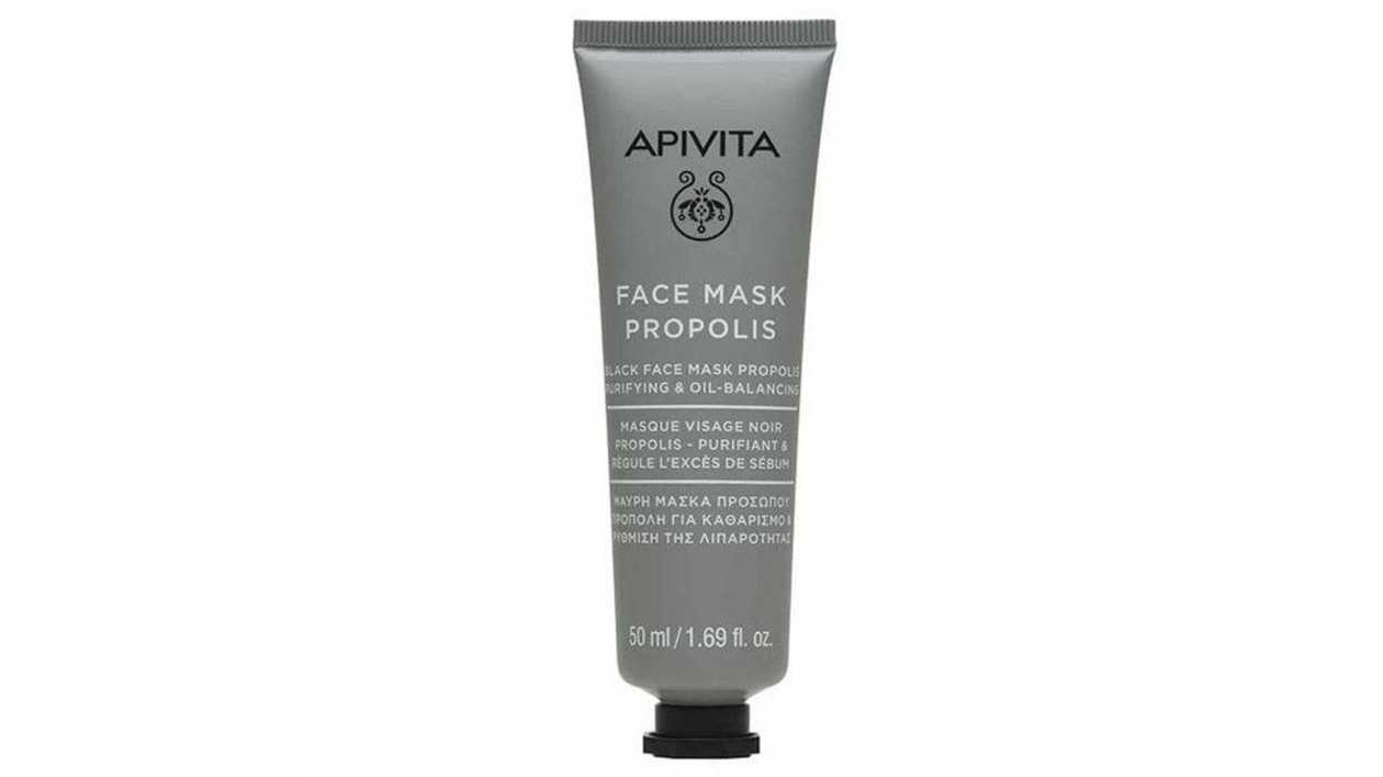 Apivita Purifying & Oil-Balancing Black Face Mask With Propolis, 50ml