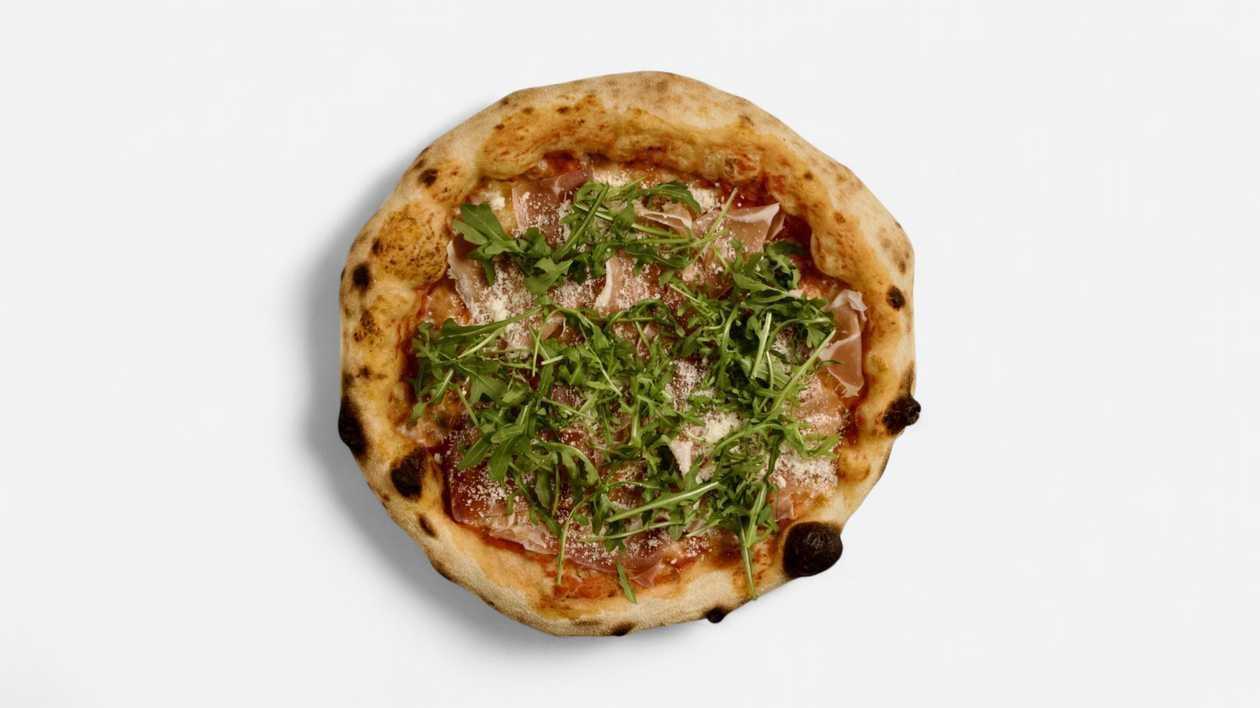 Prosciutto and Arugula Pizza