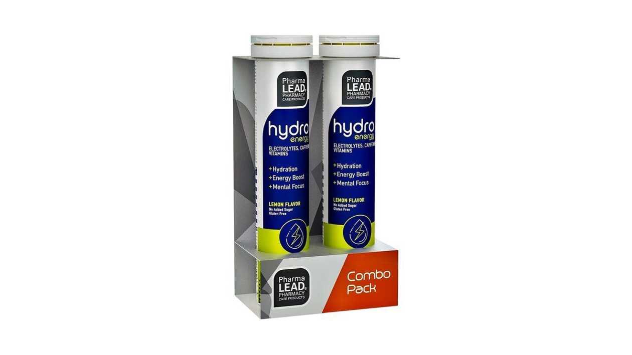Pharmalead Promo Hydro Energy Electrolytes, Caffeine & Vitamins 40 Effer.tabs (2x20 Effer.tabs)