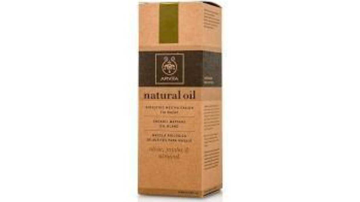 Apivita Natural Oil Organic Massage Oil Blend Olive Jojoba & Almond, 100ml