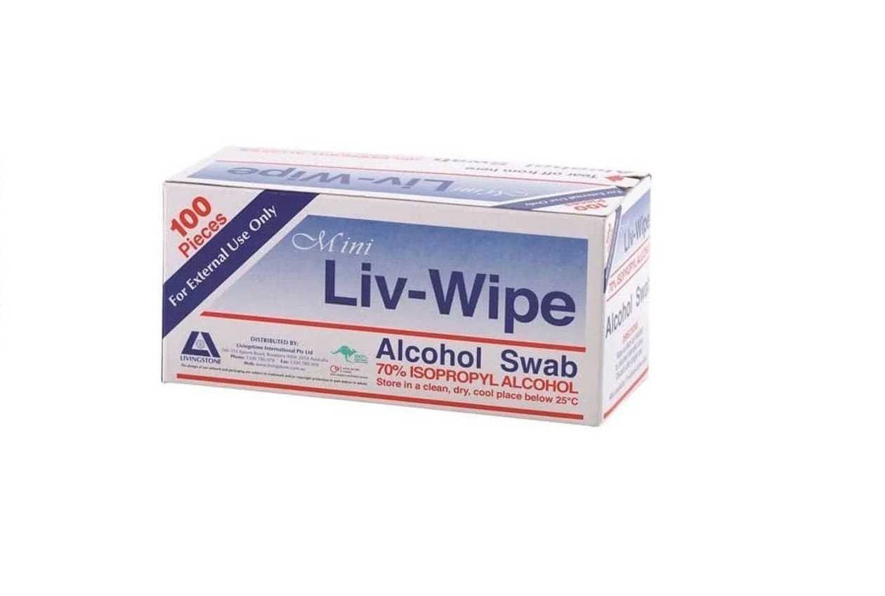 Liv-Wipe Mini Swab Ipa 100S