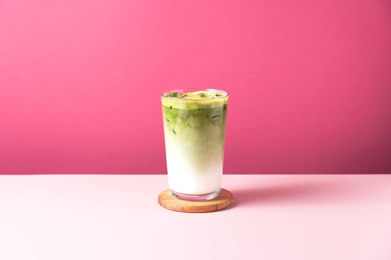 Matcha latte jääga