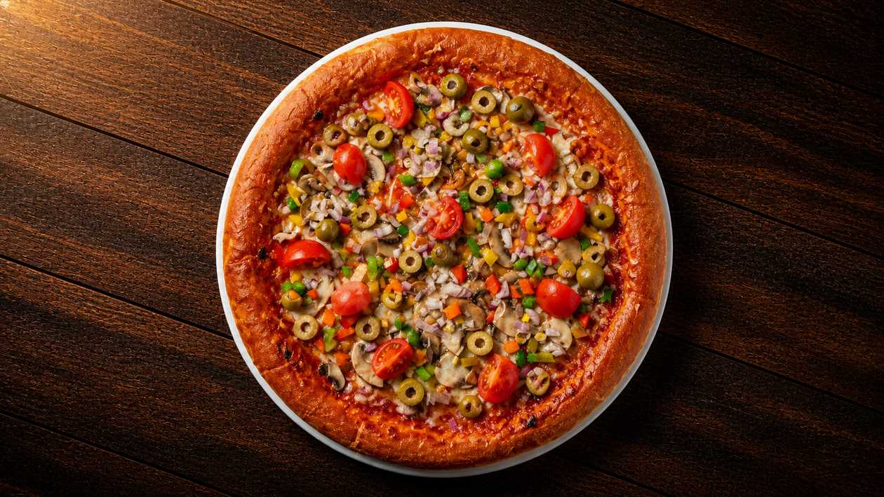 No Meat Zone Pizza