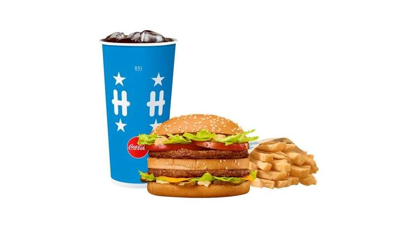 Large Mega Burger Meal