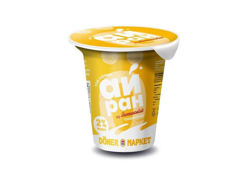 Айран "Традиційний" 2.0% Döner Market (0.2л)