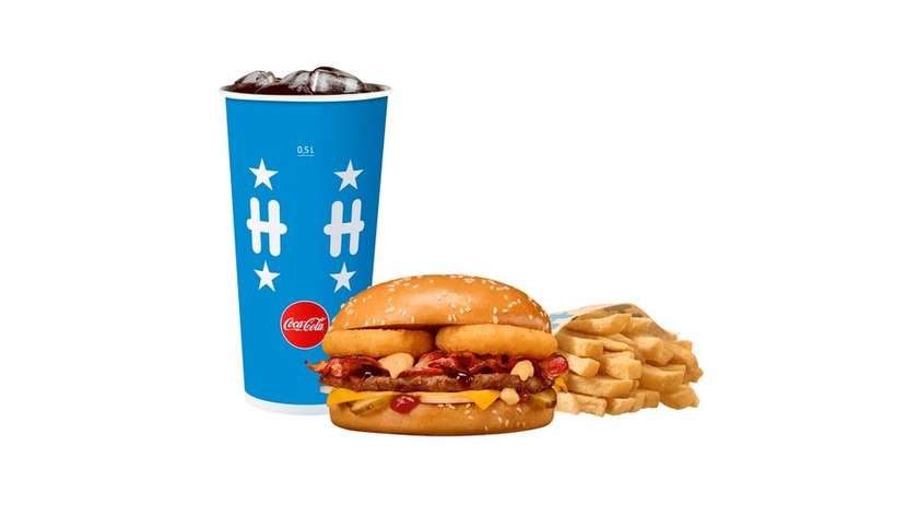 Large BBQ Burger Meal