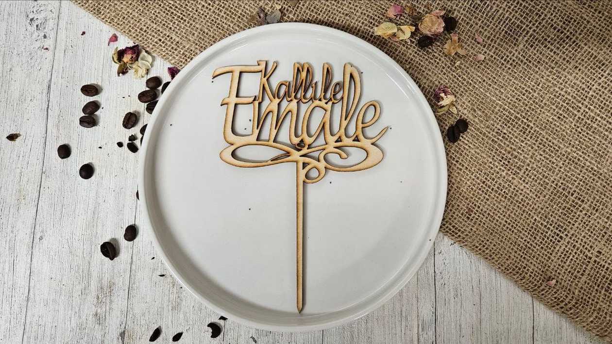 Tordi topper "Kallile emale"