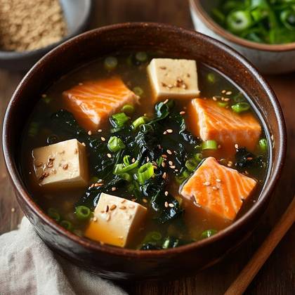 V61 Salmon Tofu Soup 三文鱼豆腐汤