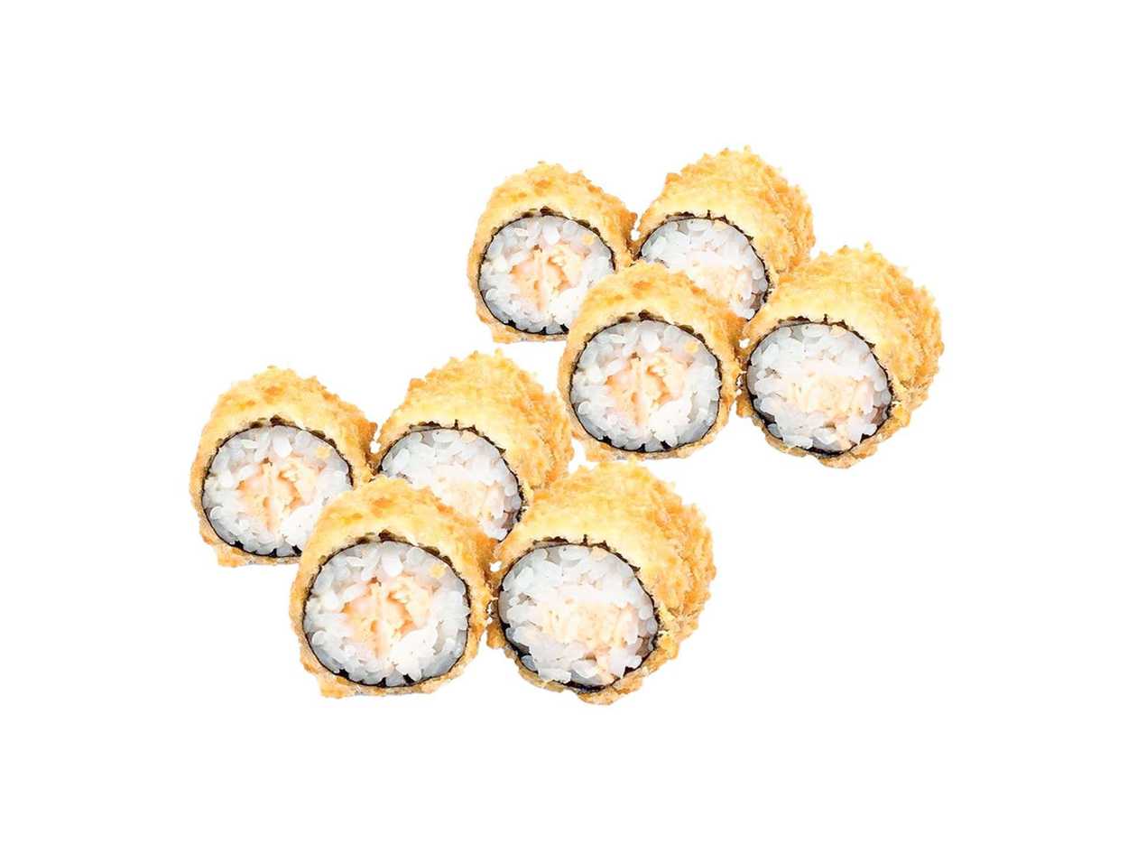 A23. Mini Smažený Losos Roll (8 ks)