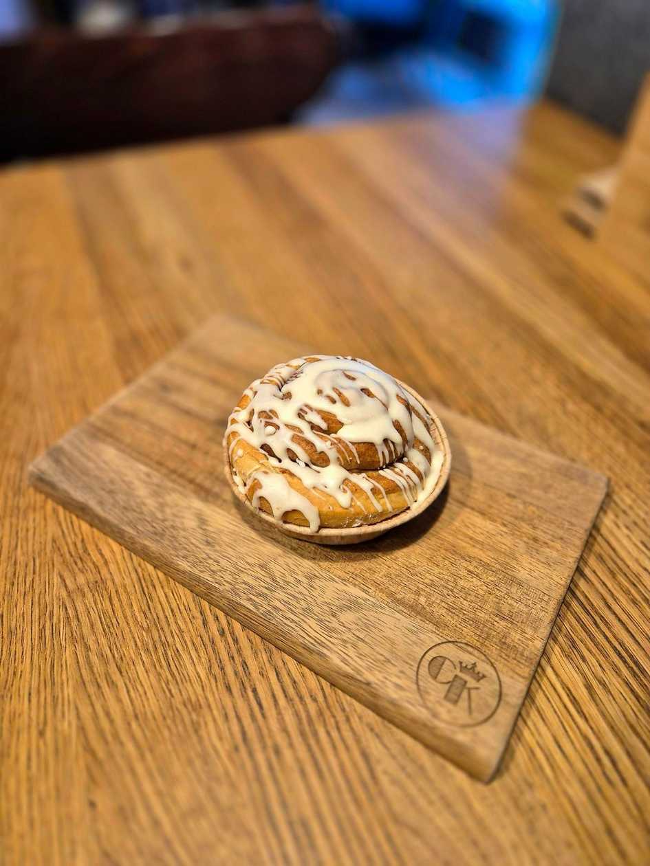 Cinnamon Roll with White Chocolate