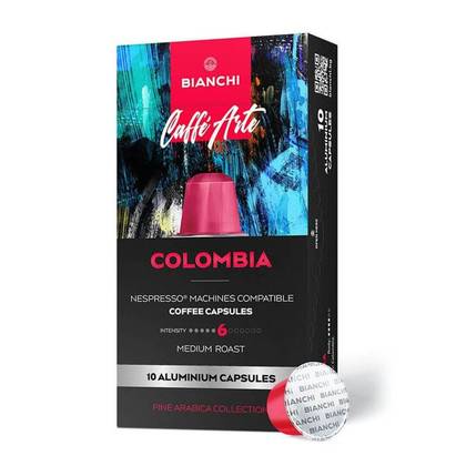 Bianchi Coffee Κάψουλες Espresso Colombia Συμβατές με Μηχανή Nespresso 10caps