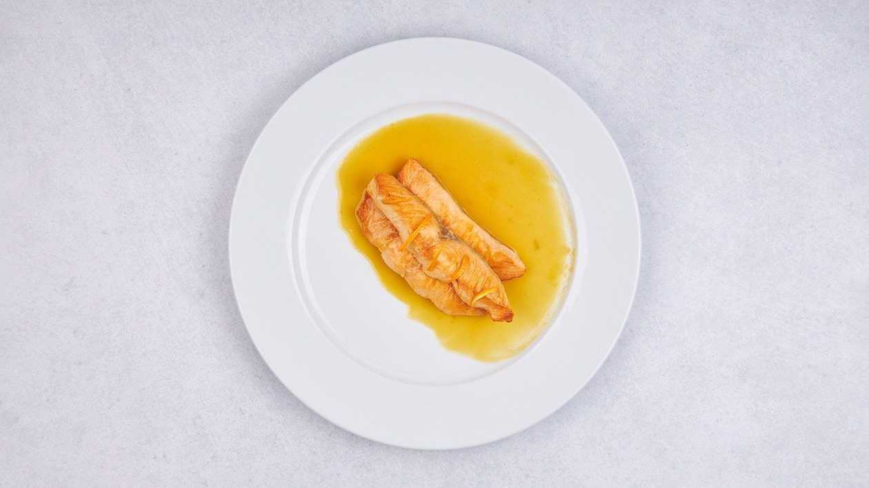 Salmone all'arancia