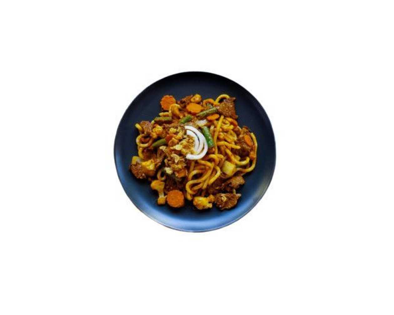 E6. Udon Masaman - Udon nudle s Masaman kari