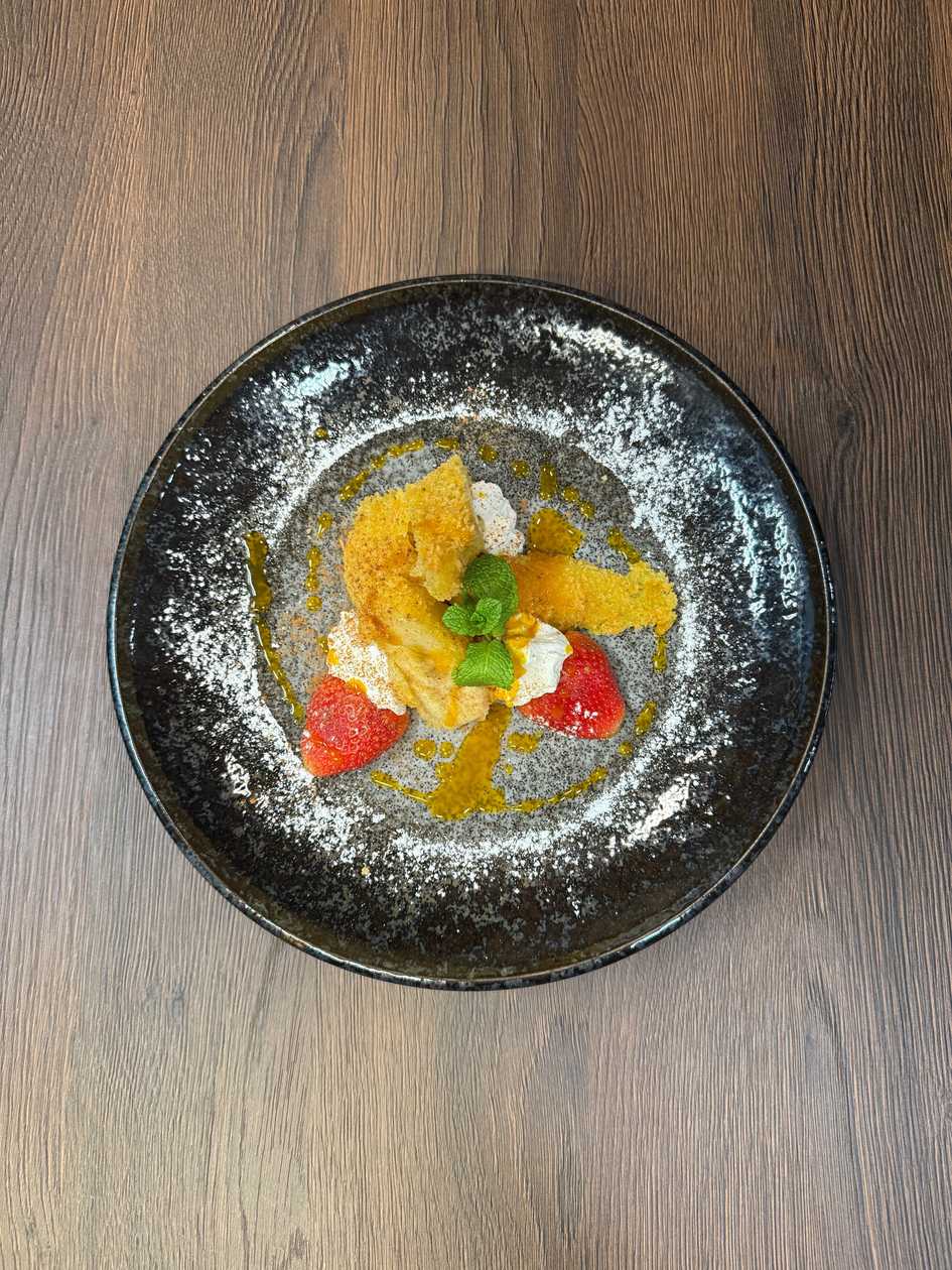 54. Fried Pineapple
