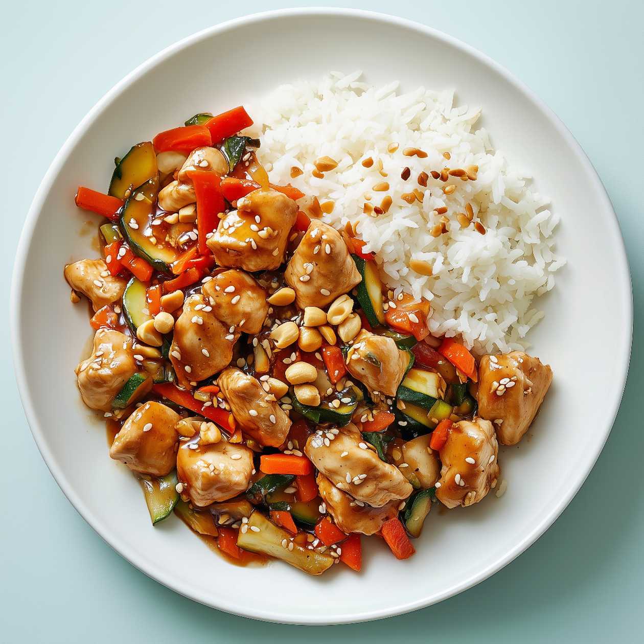 47. Kung Pao with Rice