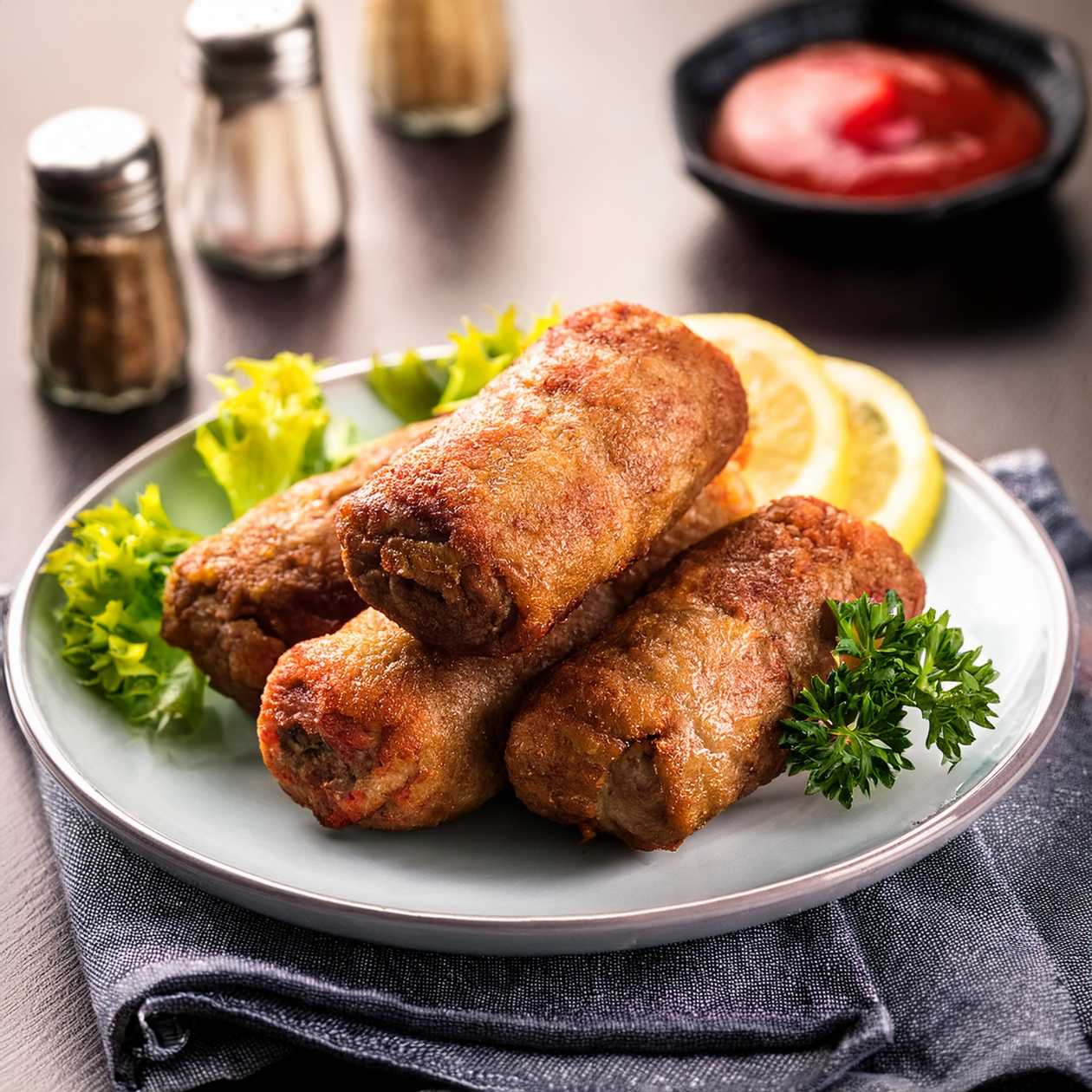 5. Fried Meat Rolls