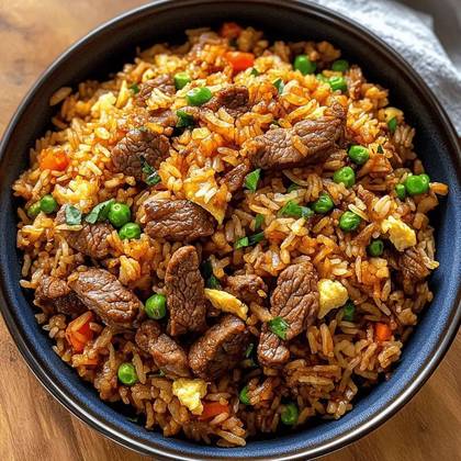 T01 Beef Fried Rice 牛肉炒飯