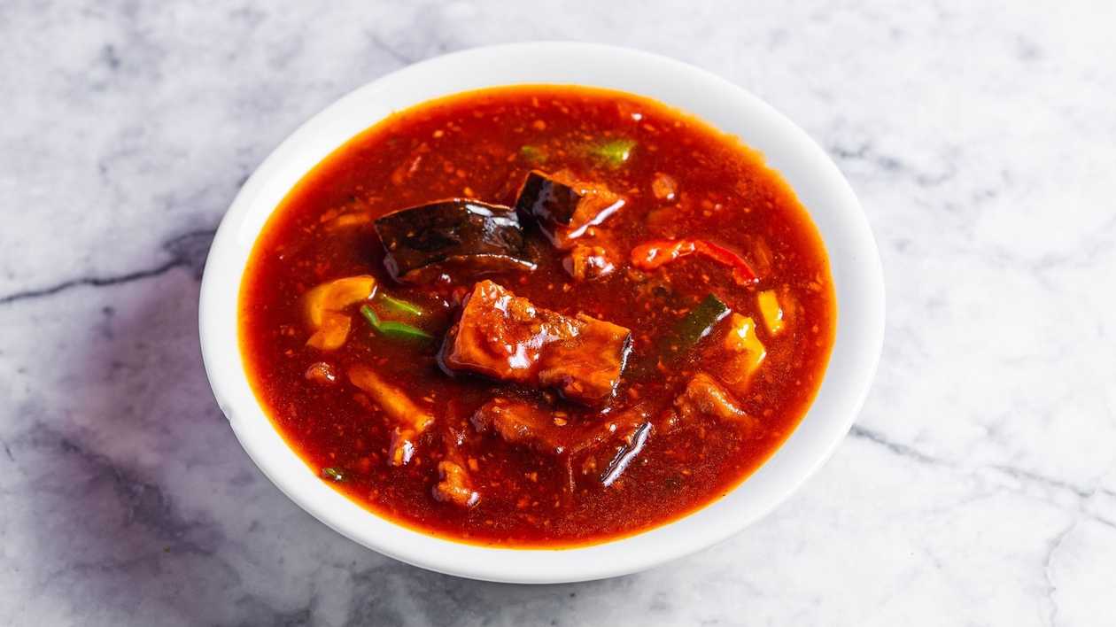 60. Eggplant in Spicy Garlic Sauce