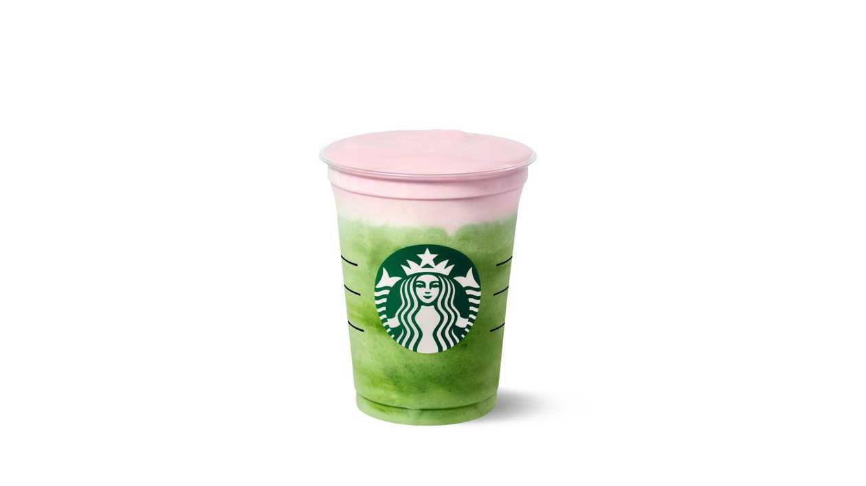 Strawberry Matcha Cloud Frappuccino