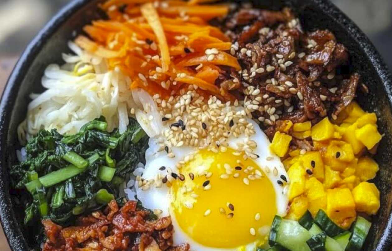Tofu bibimbap