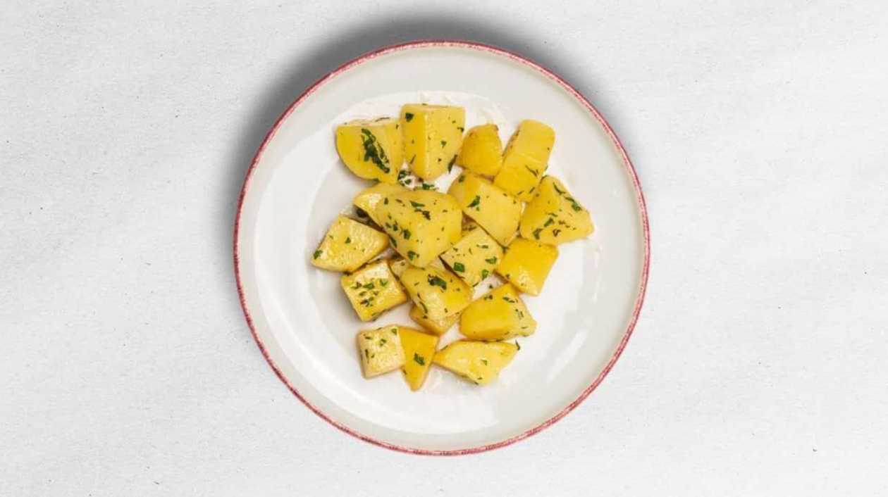 Boiled potatoes