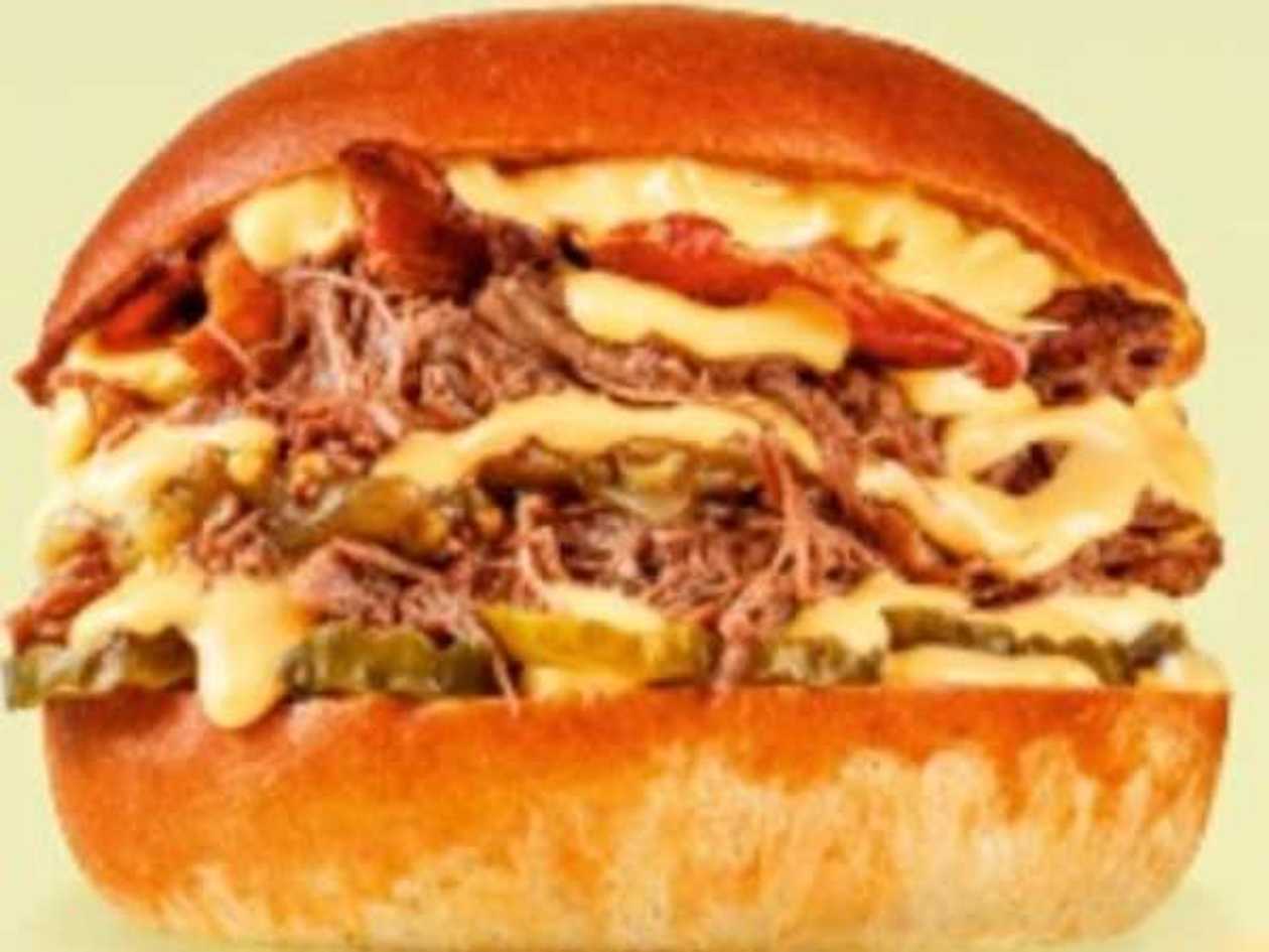 Pulled beef burger 520g