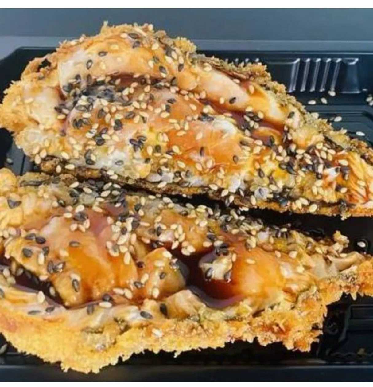 Salmao temaki frito