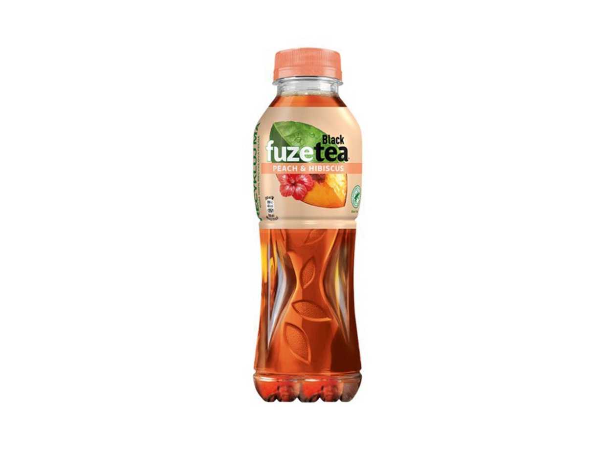 Fuzetea broskyňa a hibiskus