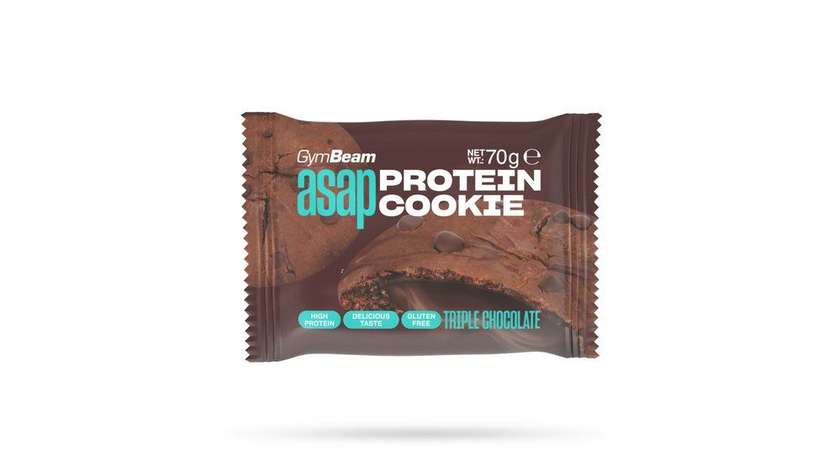 Asap Protein Cookie - Gymbeam 70 g - Trojitá Čokoláda
